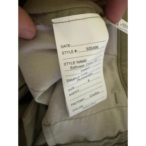 Garnet Hill | Saltwash Chinos in Faded Olive | Size 6 - Picture 7 of 7